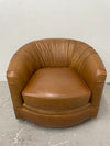 Omnia "Calista" Leather Swivel Chair