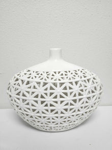  Oblong Vase w/ Cutouts
