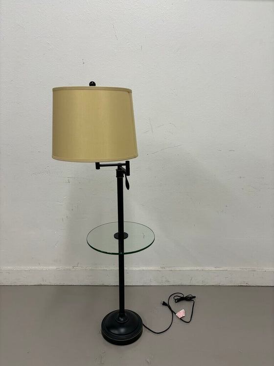 Metal & Glass Floor Lamp
