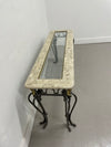Iron & Marble Sofa Table