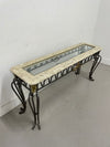 Iron & Marble Sofa Table