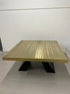 Metallic Top Steel Foyer Table