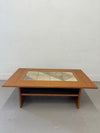 Teak & Tile Coffee Table
