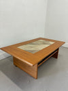 Teak & Tile Coffee Table