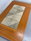 Teak & Tile Coffee Table