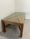 Wood & Glass Dining Table
