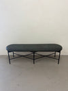 Pottery Barn "Madison" Leather Backless Bench