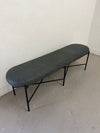 Pottery Barn "Madison" Leather Backless Bench