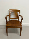 W.H. Gunlocke Walnut Office Chair