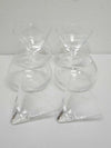 Clio Crystal Stemless Martini Glasses