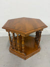 Ethan Allen Heirloom Hexagon Side Table