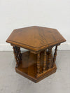 Ethan Allen Heirloom Hexagon Side Table