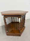 Ethan Allen Heirloom Hexagon Side Table