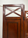 Mahogany 3-Panel Room Divider
