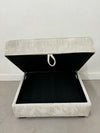 Living Spaces Storage Ottoman