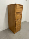 Oak Vertical File Cabinet