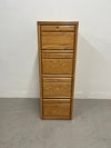Oak Vertical File Cabinet