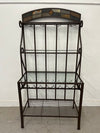 Metal and Slate Bakers Rack