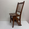 Mahogany Chair/ Library Steps