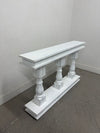 Wood Columns Console Table