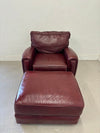 Klaussner Chair & Ottoman