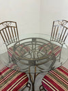 Metal & Glass Dining Set