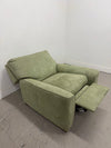 AU Faux Suede Pushback Recliner