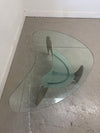MCM Tiered Glass Coffee Table