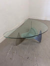 MCM Tiered Glass Coffee Table