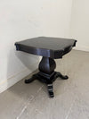 Wood Pedestal Accent Table