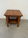Mission Style Square Side Table