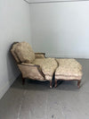 French Style Chair & Ottoman
