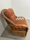 Braxton Culler Bamboo & Rattan Swivel Chair