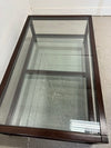 Mahogany & Glass Coffee Table