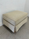 Skirted Upholstered Ottoman