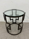 Metal & Glass Side Table