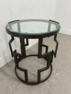 Metal & Glass Side Table