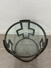 Metal & Glass Side Table