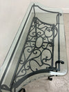 Iron & Glass Sofa Table