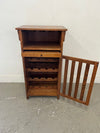 Mission Style Wine Cabinet