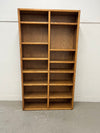 Double Wide Oak Bookcase