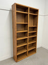 Double Wide Oak Bookcase