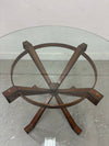 Metal & Glass Dining Table