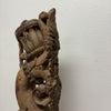 Antique Wooden Architectual Dragon Backet