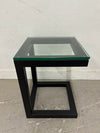 Metal and Glass Side Table