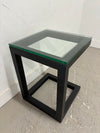 Metal and Glass Side Table