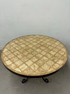 Outdoor Iron & Stone Table