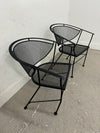 Outdoor Iron Bucket Chairs