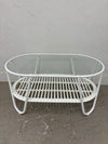 Outdoor Glass Top Coffee Table