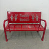 Paris Furnishings Red Buddy Bench